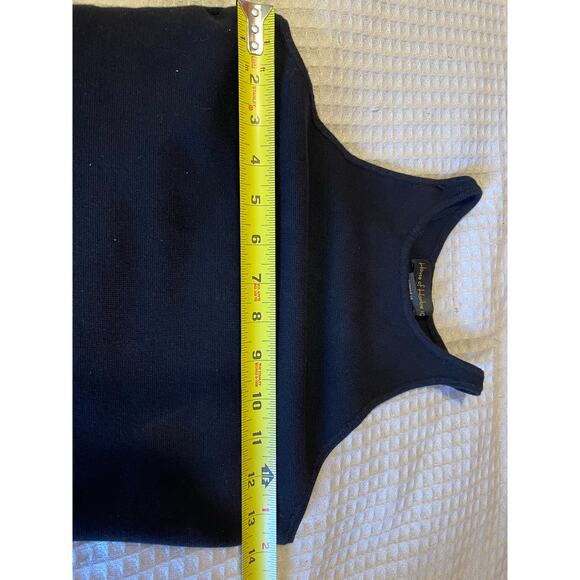 House of Harlow 1960 Body Con Knit Black Stretch Keyhole Backless Dress XS - Picture 11 of 12